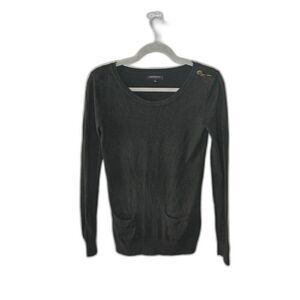Banana Republic Women's Dark Green Cotton Blend Sweater Size XS